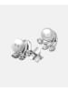Vanlere Ohrstecker aus 375 Weißgold mit Zirkonia mit Perle