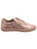 Esgano Damenschnürrschuhe halb sportlicher Boden Da.-Sneaker in  Gold