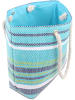 normani Bequeme Sommer-Umhängetasche, Strandtasche in Stripes Blue