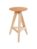 Beliani 2-tlg Hocker AROMA in Braun