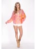 IZIA Women Blouse in orange multicolor