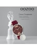 Oozoo Analog-Armbanduhr Oozoo Timepieces weinrot groß (ca. 40mm)