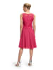 Vera Mont Chiffonkleid mit Stickerei in Shiny Coral