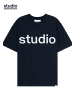 Studio Seidensticker T-Shirt Regular in Dunkelblau