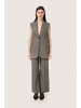 Soaked in Luxury Weste SLBarbora Slim fit in Grey Melange Suiting