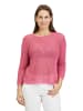 Betty Barclay Strick-Top mit Rippenstruktur in Ibis Rose