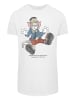 F4NT4STIC T-Shirt Tom and Jerry TV Serie Faux Frankenstein Tom in weiß