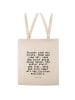 Mr. & Mrs. Panda Tasche Freunde sind wie Schuhe.... mit Spruch in Creme