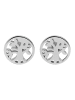 Adeliás Damen Ohrringe – Ohrstecker Lebensbaum aus 925 Silber in silber