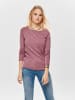 ONLY Langer Feinstrick Pullover Stretch Sweater ONLMILA in Rosa
