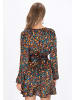 IZIA Dress in green multicolor