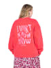Studio Untold Sweatshirt in hibiskusrot