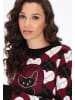 myMo ROCKS Sweater in black burgundy