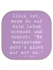 Mr. & Mrs. Panda Untersetzer Spruch Glück GemeinMensch mit Spruch in Lavendeltraum