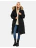 Threadbare Wintermantel THB Arnie Long Padded Coat in Schwarz