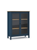 CALICOSY Vitrine MISTI in Blau - (W) 90  x (H) 110  x (L) 40  cm