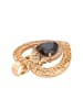 faina Women Pendant in Rose Gold Black