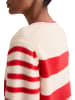 Marc O'Polo Streifen-Pullover regular in Offwhite