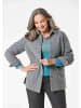 GOLDNER Lässige Wolljacke mit Hemdkragen in grau