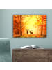 MuchoWow Leinwand bilder Herbsthirsche (BxH)