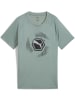 Puma T-Shirt "ACTIVE SPORTS Graphic Poly Tee B" in Grün
