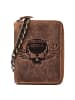 Greenburry Biker Geldbörse Leder 10 cm brown
