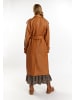 DreiMaster Vintage Trenchcoat Aus Leder in Cognac