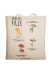 Mr. & Mrs. Panda Schultasche Heimische Pilze mit Spruch in Creme