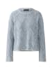 Oui Pullover in lt blue white