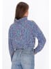 myMo Sweater in blue multicolor