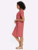 Sieh an! Jersey-Kleid in grapefruit-magenta-bedruckt