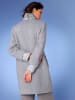 creation L Woll-Mix-Mantel in steingrau-rauchblau-meliert