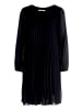 BETTY & CO Chiffonkleid mit Plissee in Schwarz