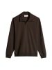 Marc O'Polo DENIM Polo-Sweatshirt regular in Chocolate Brown