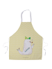 Mr. & Mrs. Panda Schürze Robbe Sherlock ohne Spruch in Gelb Pastell