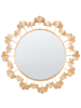 Beliani Wandspiegel CODOLET in Gold - (W) 60 x (H) 60 x (L) 3 cm