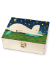 Mr. & Mrs. Panda Holz Teebox Einhorn Sternenhimmel Design ohne S... in Weiß