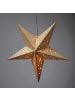MARELIDA LED Holzstern mit Sternenmotiv Weihnachtsstern D: 40cm in natur