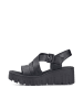 rieker Sandalette in schwarz