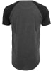 Urban Classics Lange T-Shirts in cha/blk