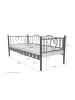 möbel-direkt Daybed 90x200 cm Santi in schwarz