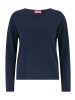 Betty Barclay Basic-Strickpullover mit Rundhalsausschnitt in dunkelblau