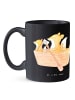 Mr. & Mrs. Panda Tasse Kanu Abenteuer mit Spruch in Schwarz