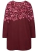 Ulla Popken Longshirt in dunkle beere