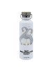 Mr. & Mrs. Panda Trinkflasche Pinguin Beste Adoptivschwester der... in Weiß