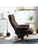 HOMCOM Massagestuhl in Dunkelbraun 80L x 86B x 99H cm