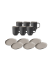 Ritzenhoff & Breker 12er Set Kaffeeservice Jasper in – in grau
