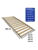 Coemo Lattenrost FIX mit 13 Federleisten - nicht verstellbar in natur
