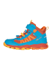 Trollkids Wanderschuh Hiker Mid Tronfjell in red clay/mystic blue