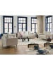 Beliani 4-tlg Sitzgruppe LOUSTO in Beige/Schwarz